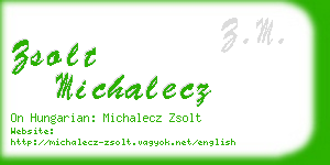 zsolt michalecz business card